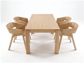 Solid Wood Restaurant Dining Set